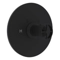 ROHL A4914IWMB Campo 3/4" Thermostatic Trim Without Volume Control In Matte Black