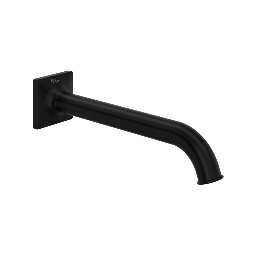 ROHL AP16W1MB Apothecary Wall Mount Tub Spout In Matte Black
