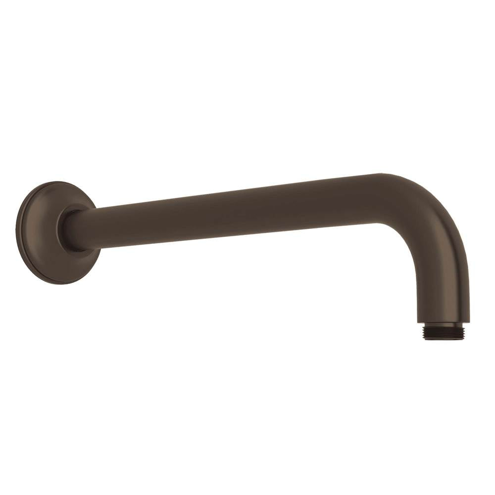 ROHL 1455/12TCB 12" Reach Wall Mount Shower Arm In Tuscan Brass