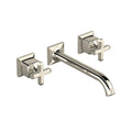 ROHL TAP08W3XMPN Apothecary Wall Mount Lavatory Faucet Trim In Polished Nickel
