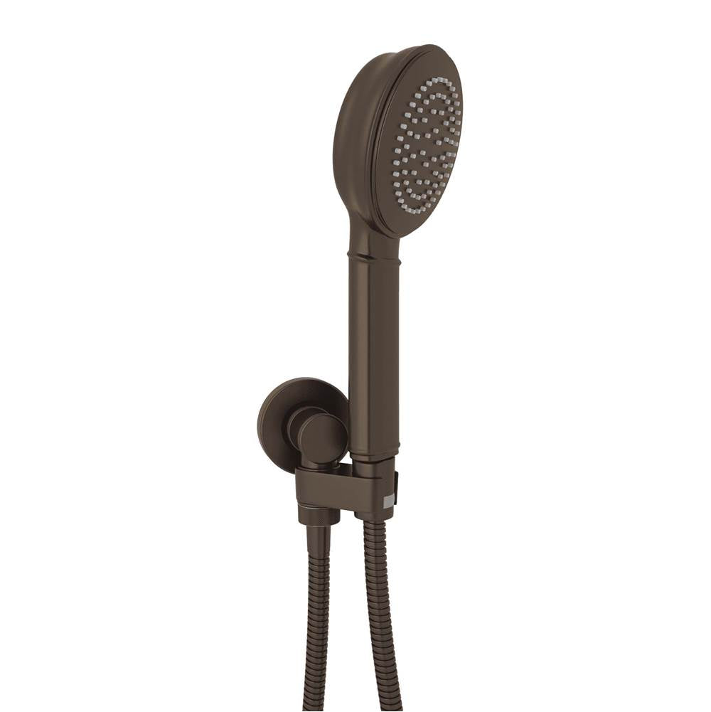 ROHL C50000/1TCB 4" Single Function Handshower Set With Swiveling Holder In Tuscan Brass