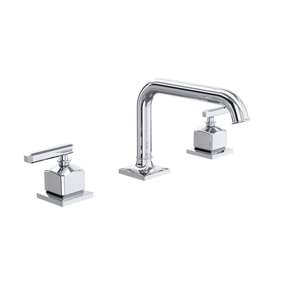 ROHL AP09D3LMAPC Apothecary Widespread Lavatory Faucet With U-Spout In Polished Chrome