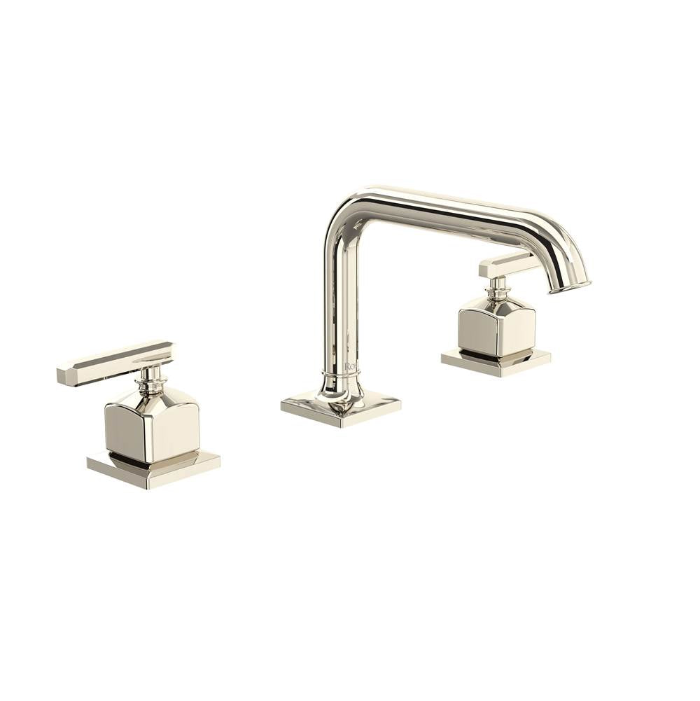 ROHL AP09D3LMPN Apothecary Widespread Lavatory Faucet With U-Spout In Polished Nickel