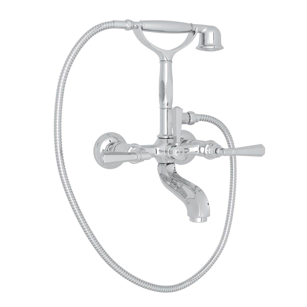 ROHL A1901LMAPC Palladian Exposed Wall Mount Tub Filler In Polished Chrome