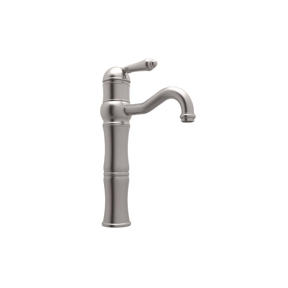 ROHL A3672LMSTN-2 Acqui Single Handle Tall Lavatory Faucet In Satin Nickel