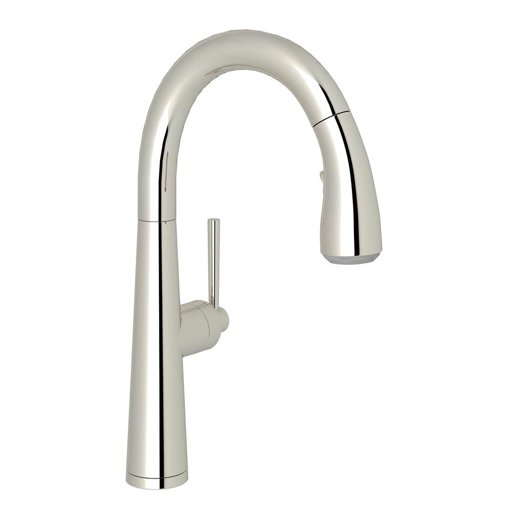 ROHL R7515SLMPN-2 Lux Pull-Down Bar/Food Prep Kitchen Faucet In Polished Nickel
