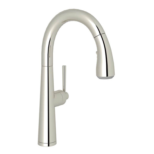 ROHL R7515SLMPN-2 Lux Pull-Down Bar/Food Prep Kitchen Faucet In Polished Nickel