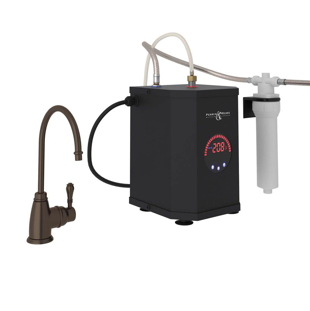 ROHL GKIT1655LMTCB-2 San Julio Hot Water Dispenser, Tank And Filter Kit In Tuscan Brass