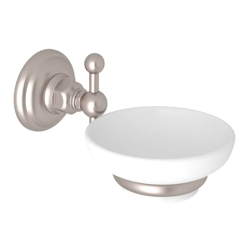 ROHL A1487STN Wall Mount Soap Dish In Satin Nickel