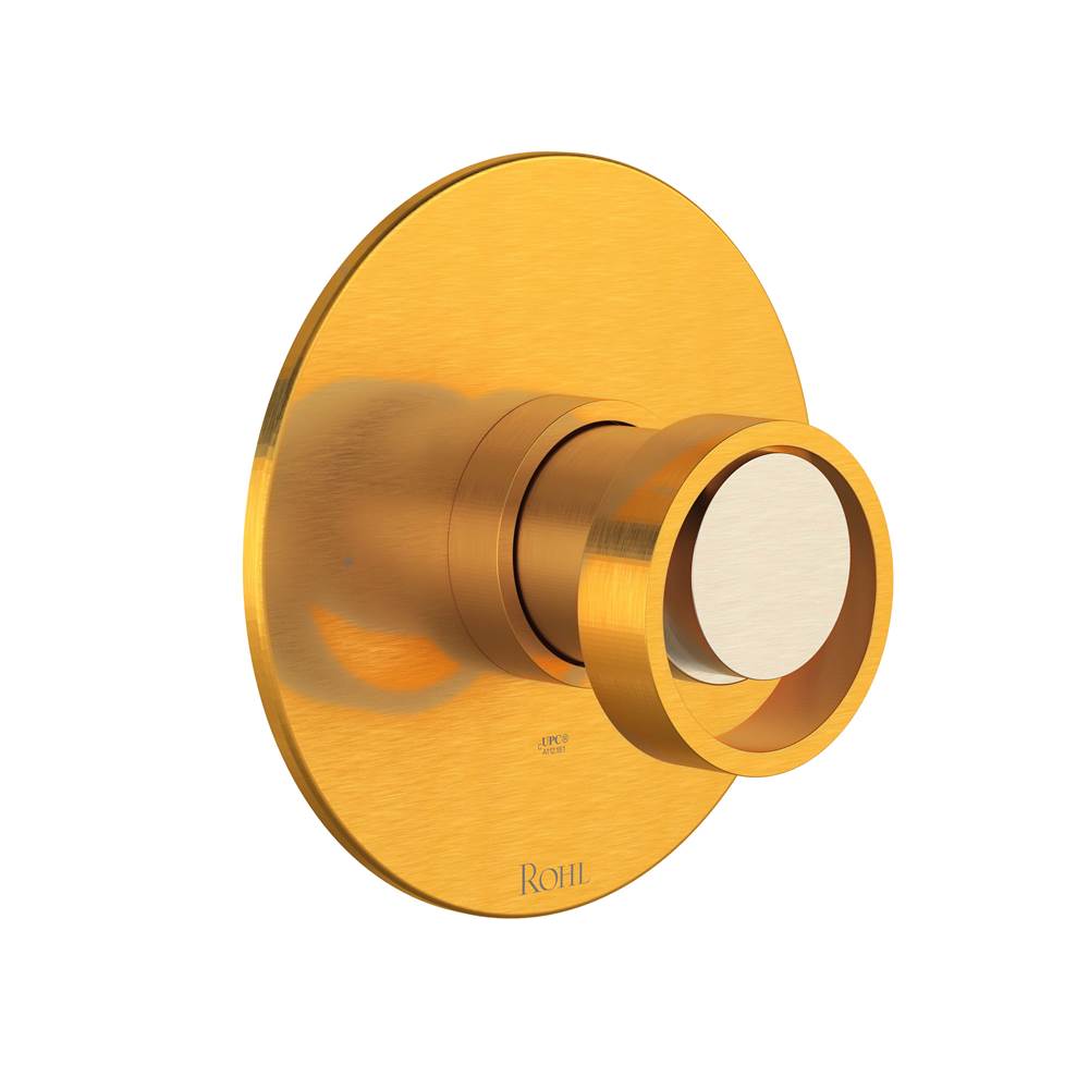 ROHL TEC51W1IWSGN Eclissi 1/2" Pressure Balance Trim In Satin Gold/Satin Nickel
