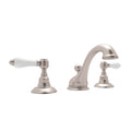 ROHL A1408LPSTN-2 Viaggio Widespread Lavatory Faucet With Low Spout In Satin Nickel