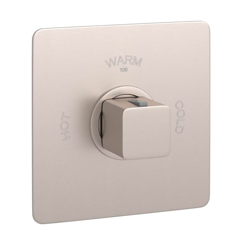 ROHL CU720HB-STN/TO Quartile 3/4" Thermostatic Trim Without Volume Control In Satin Nickel