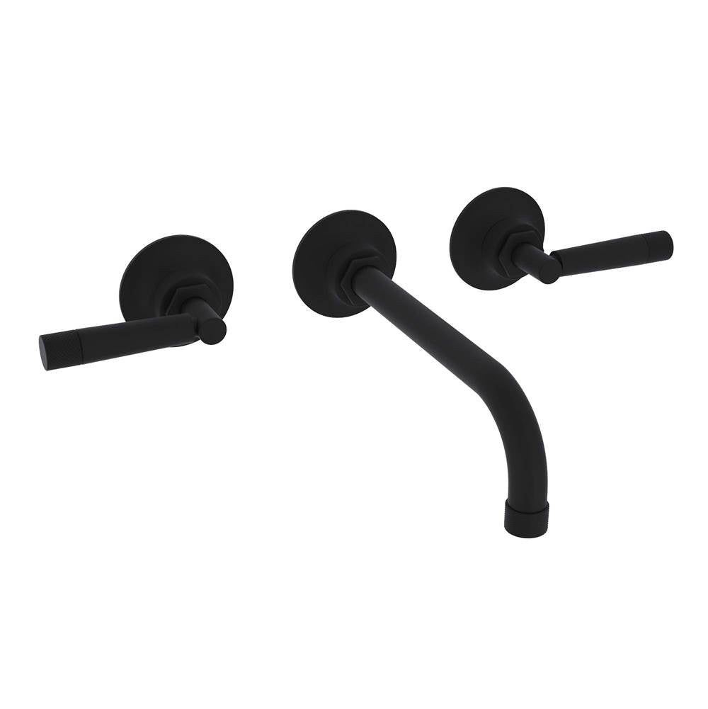 ROHL MB2030LMMBTO-2 Graceline Wall Mount Lavatory Faucet In Matte Black