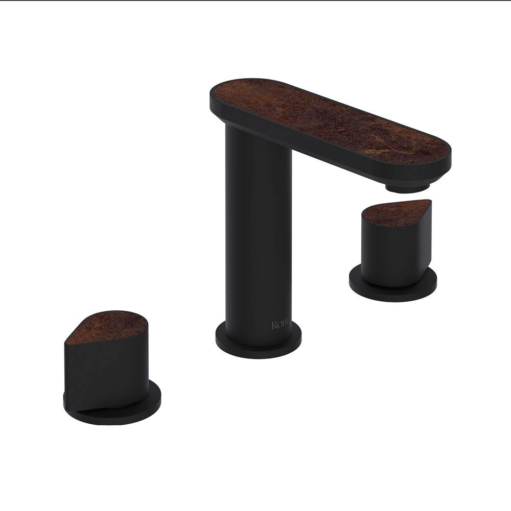 ROHL MI09D3SDMB Miscelo Widespread Lavatory Faucet In Matte Black