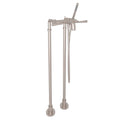 ROHL AKIT2302NLMSTN San Giovanni Floor Mount Tub Filler In Satin Nickel