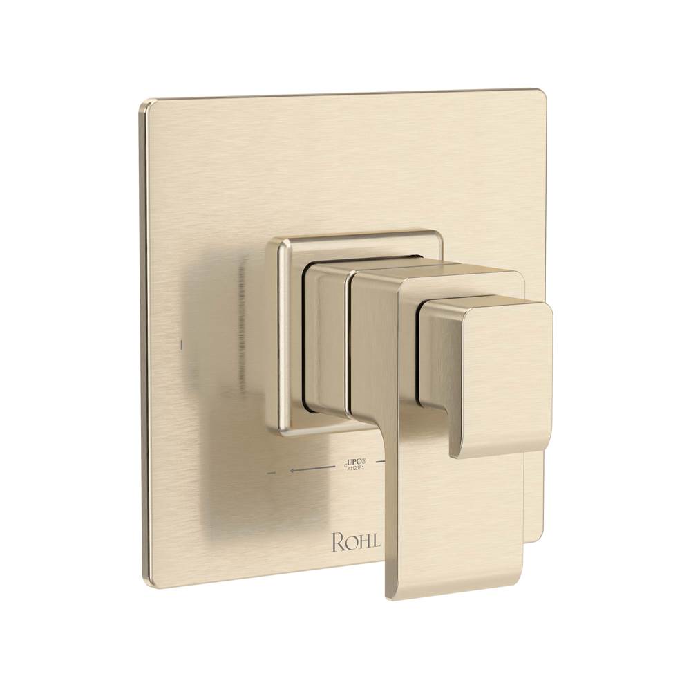 ROHL TMN44W1LMSTN 1/2" Therm & Pressure Balance Trim with 2 Functions (No Share) In Satin Nickel