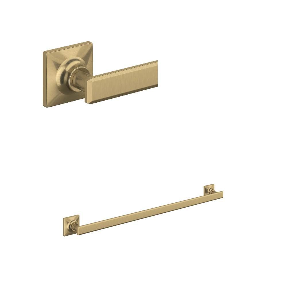 ROHL AP25WTB24AG Apothecary 24" Towel Bar In Antique Gold