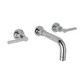 ROHL A2207LMAPCTO-2 Lombardia Wall Mount Lavatory Faucet In Polished Chrome