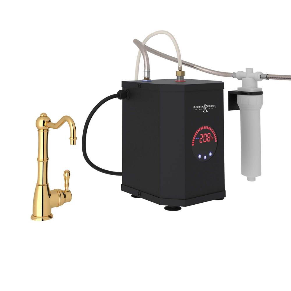 ROHL GKIT1445LMIB-2 Acqui Hot Water Dispenser, Tank And Filter Kit In Italian Brass