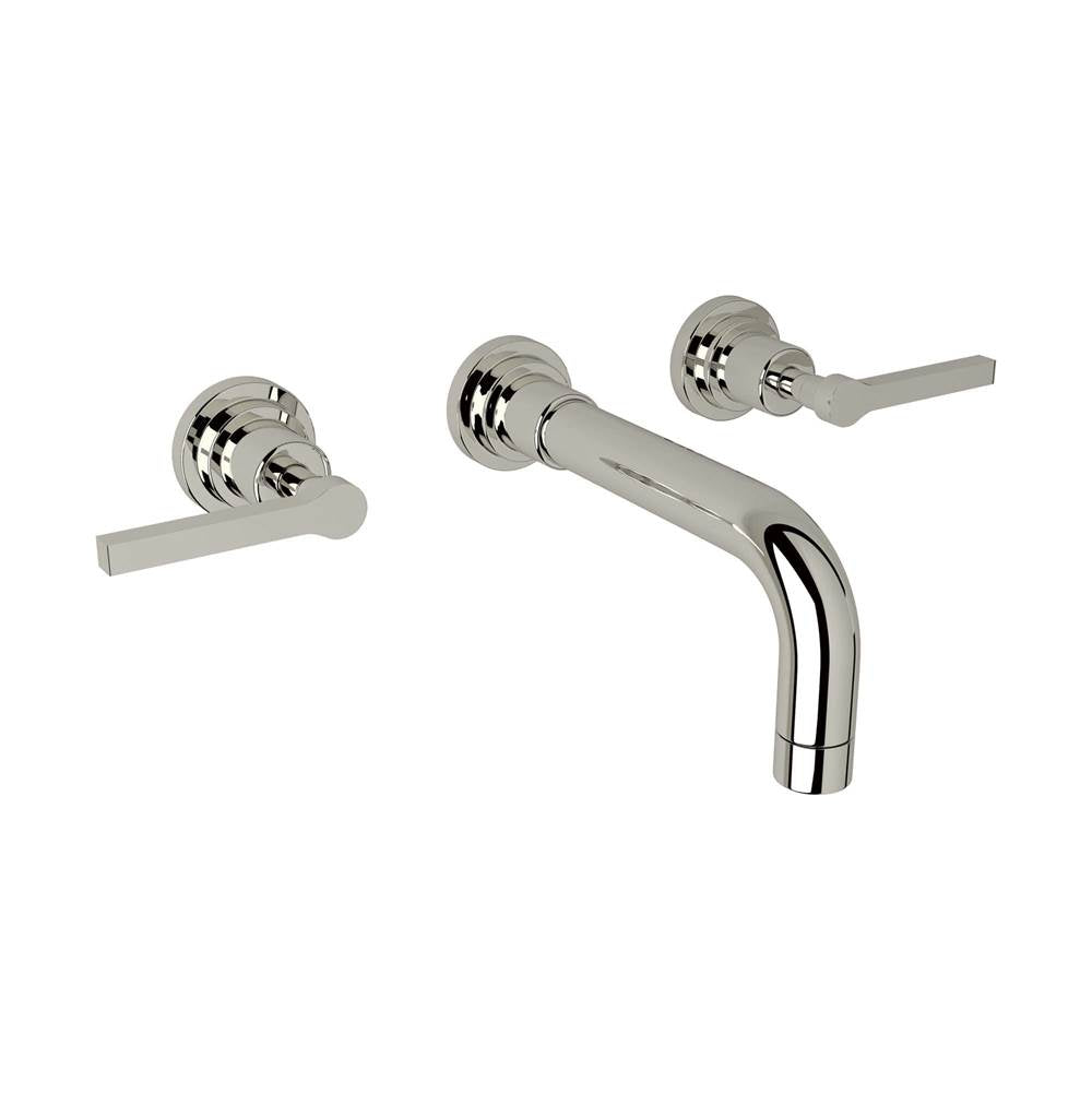 ROHL A2207LMPNTO-2 Lombardia Wall Mount Lavatory Faucet In Polished Nickel