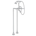 ROHL AKIT1401NLMAPC Floor Mount Tub Filler In Polished Chrome