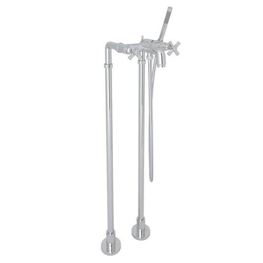 ROHL AKIT2302NXMAPC San Giovanni Floor Mount Tub Filler In Polished Chrome