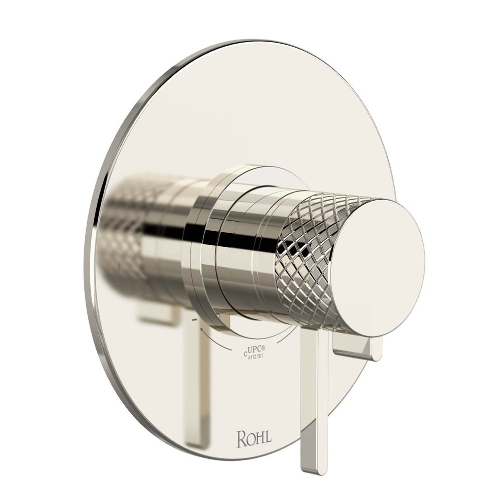 ROHL TTE44W1LMPN Tenerife 1/2" Therm & Pressure Balance Trim with 2 Functions (No Share) In Polished Nickel