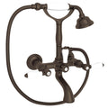 ROHL A1401LPTCB Exposed Wall Mount Tub Filler In Tuscan Brass