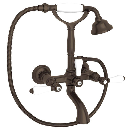 ROHL A1401LPTCB Exposed Wall Mount Tub Filler In Tuscan Brass