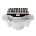 ROHL SDPVC2/3-3143STN PVC 2" X 3" Drain Kit With 3143 Matrix Decorative Cover In Satin Nickel