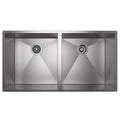 ROHL RSS3518SB Forze 35" Double Bowl Stainless Steel Kitchen Sink In Brushed Stainless Steel