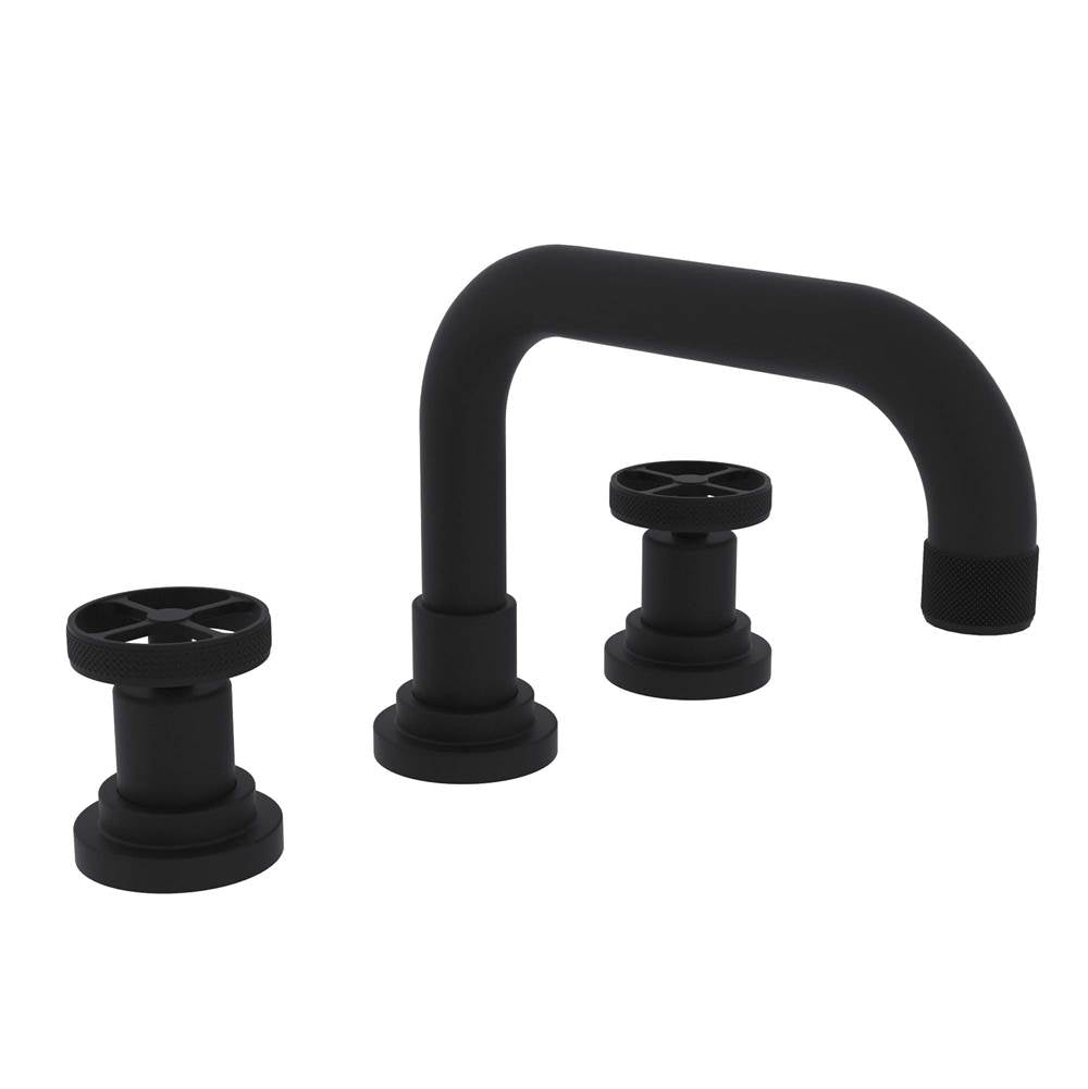 ROHL A3318IWMB-2 Campo Widespread Lavatory Faucet In Matte Black