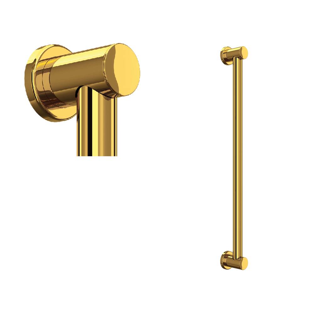 ROHL 1266ULB 24" Grab Bar In Unlacquered Brass