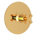 ROHL A4214XMULB Lombardia 3/4" Thermostatic Trim Without Volume Control In Unlacquered Brass