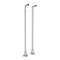 ROHL ZA386-STN Floor Pillar Unions In Satin Nickel