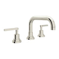 ROHL A2218LMPN-2 Lombardia Widespread Lavatory Faucet With U-Spout In Polished Nickel