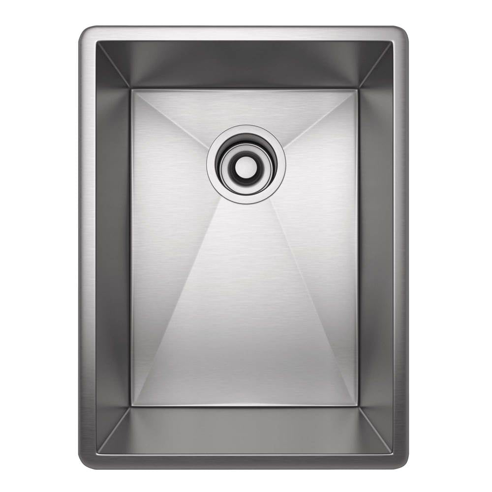 ROHL RSS1318SB Forze 13" Single Bowl Stainless Steel Kitchen Or Bar/Food Prep Sink In Brushed Stainless Steel