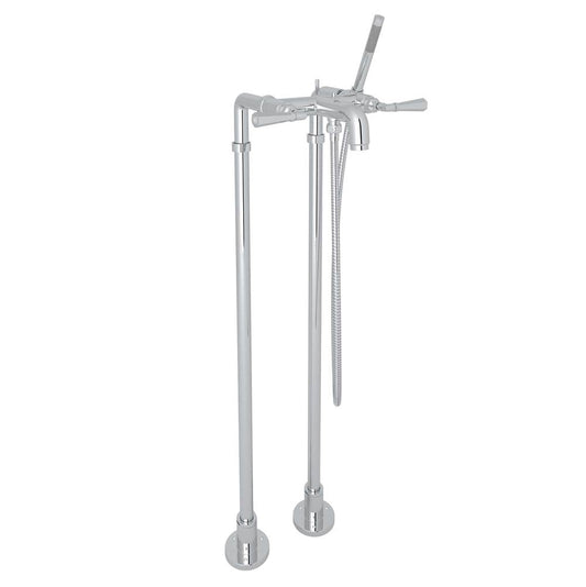 ROHL AKIT2302NLMAPC San Giovanni Floor Mount Tub Filler In Polished Chrome