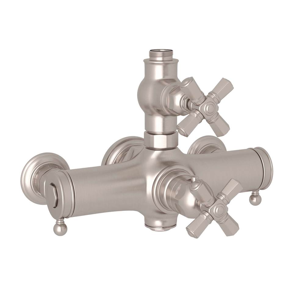 ROHL A4817XMSTN Palladian Exposed Therm Valve With Volume and Temperature Control In Satin Nickel