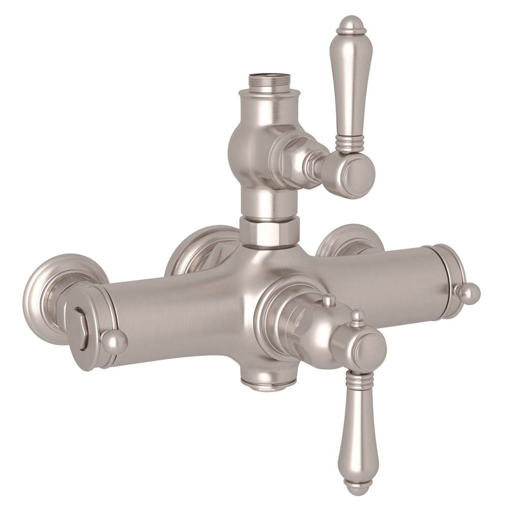 ROHL A4917LMSTN Exposed Therm Valve With Volume and Temperature Control In Satin Nickel