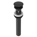 ROHL CC231OFWOMB Universal Push Drain In Matte Black