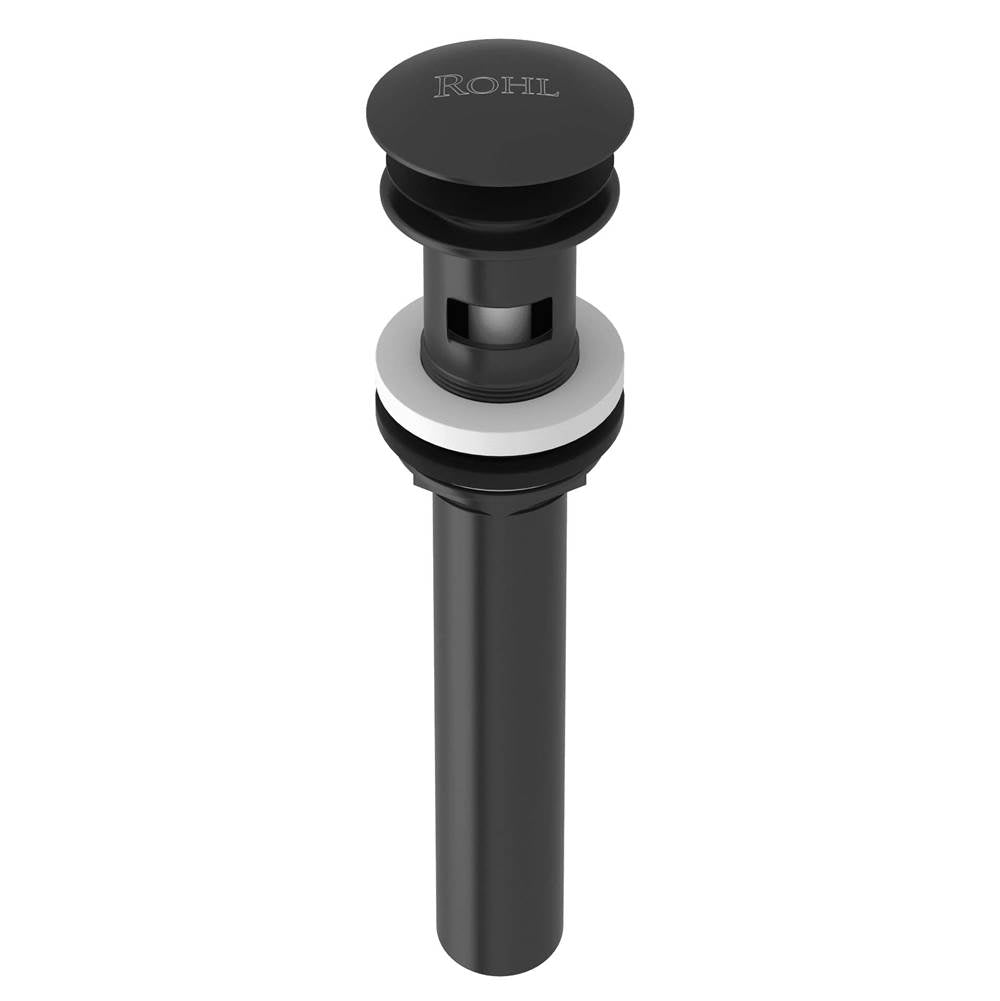ROHL CC231OFWOMB Universal Push Drain In Matte Black