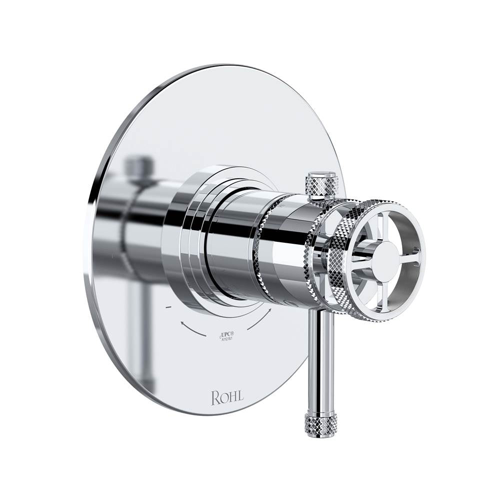 ROHL TCP44W1ILAPC Campo 1/2" Therm & Pressure Balance Trim with 2 Functions (No Share) In Polished Chrome