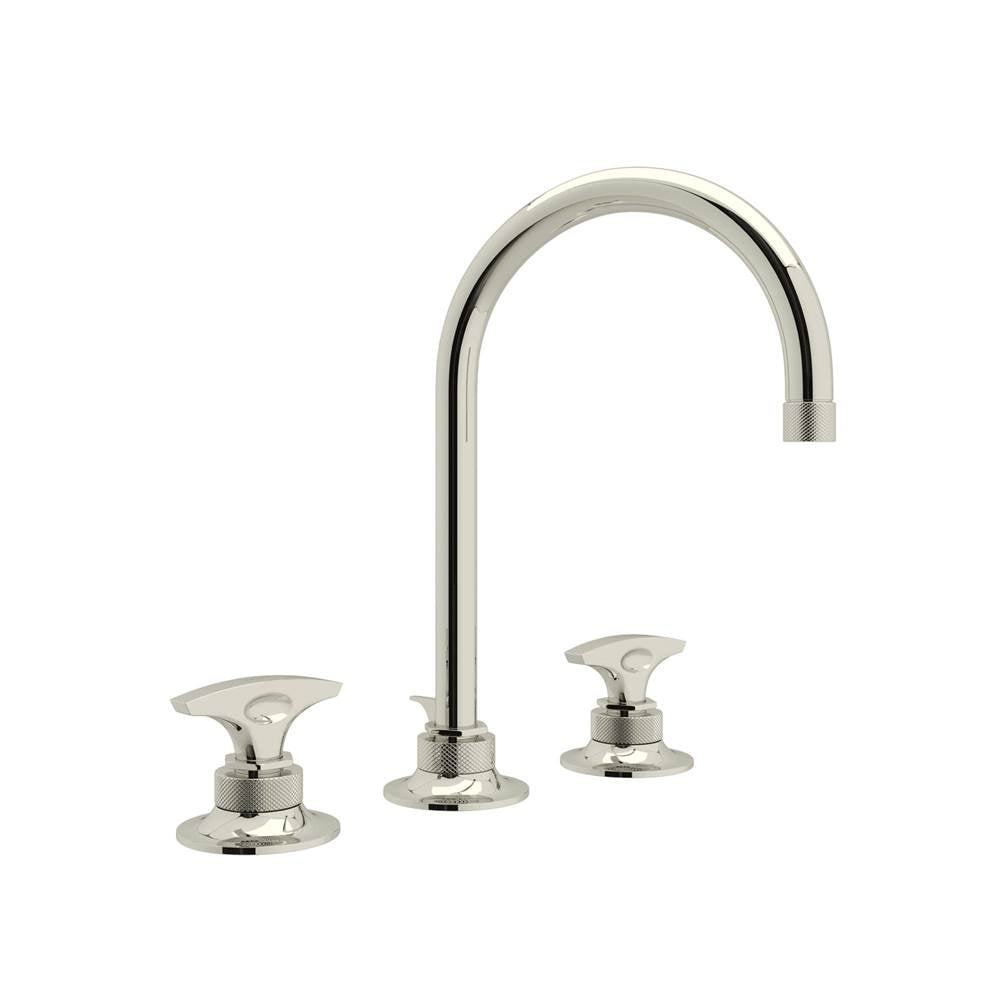 ROHL MB2019DMPN-2 Graceline Widespread Lavatory Faucet With C-Spout In Polished Nickel