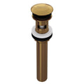 ROHL 5447FB Push Drain With Overflow In French Brass