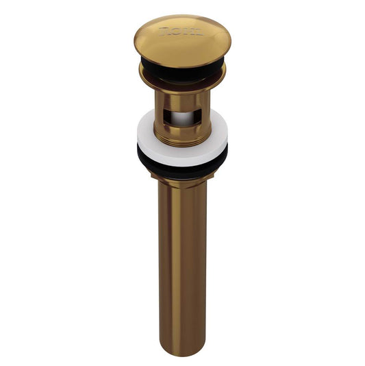 ROHL 5447FB Push Drain With Overflow In French Brass