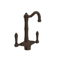 ROHL A1680LMTCB-2 Acqui Two Handle Bar/Food Prep Kitchen Faucet In Tuscan Brass