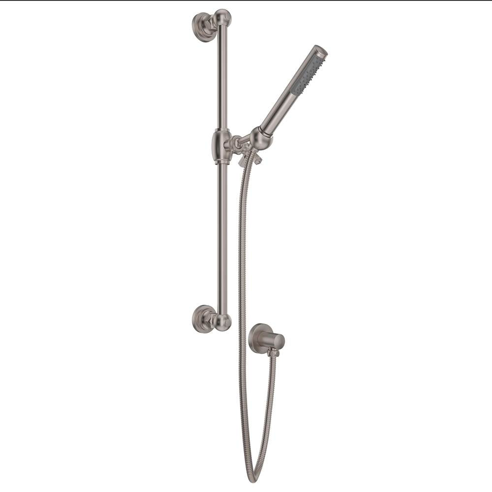 ROHL AKIT8073XMSTN Handshower Set With 21" Slide Bar and Single Function Handshower In Satin Nickel