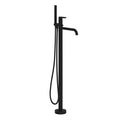 ROHL MI05F1NRMB Miscelo Single Hole Floor Mount Tub Filler Trim In Matte Black
