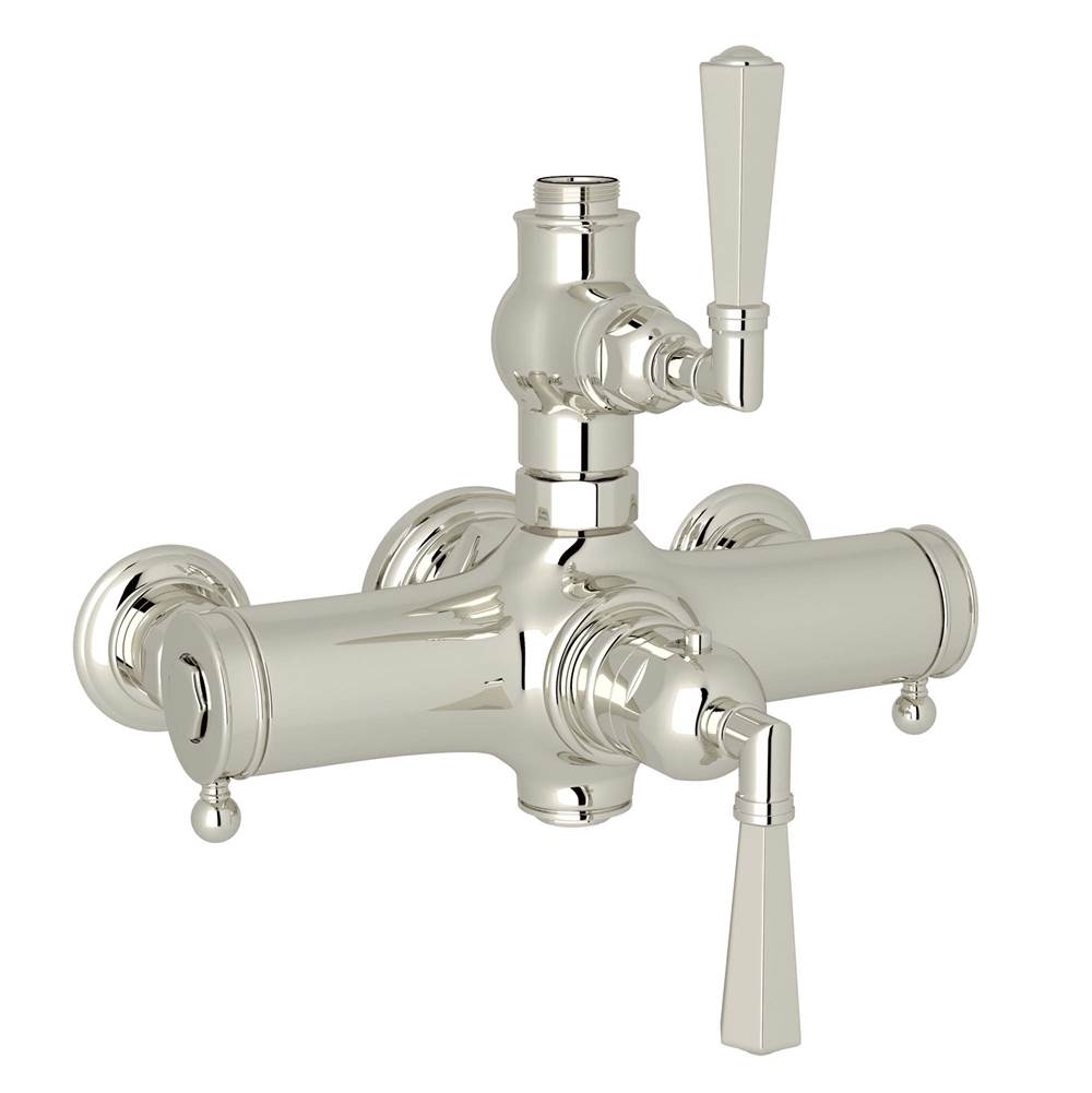 ROHL A4817LMPN Palladian Exposed Therm Valve With Volume and Temperature Control In Polished Nickel